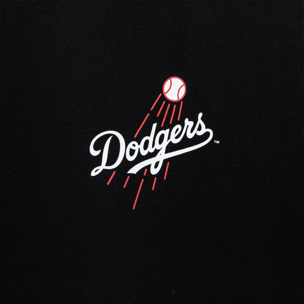 Los Angeles Dodgers MLB Cheering Food Black Short Sleeve T-Shirt