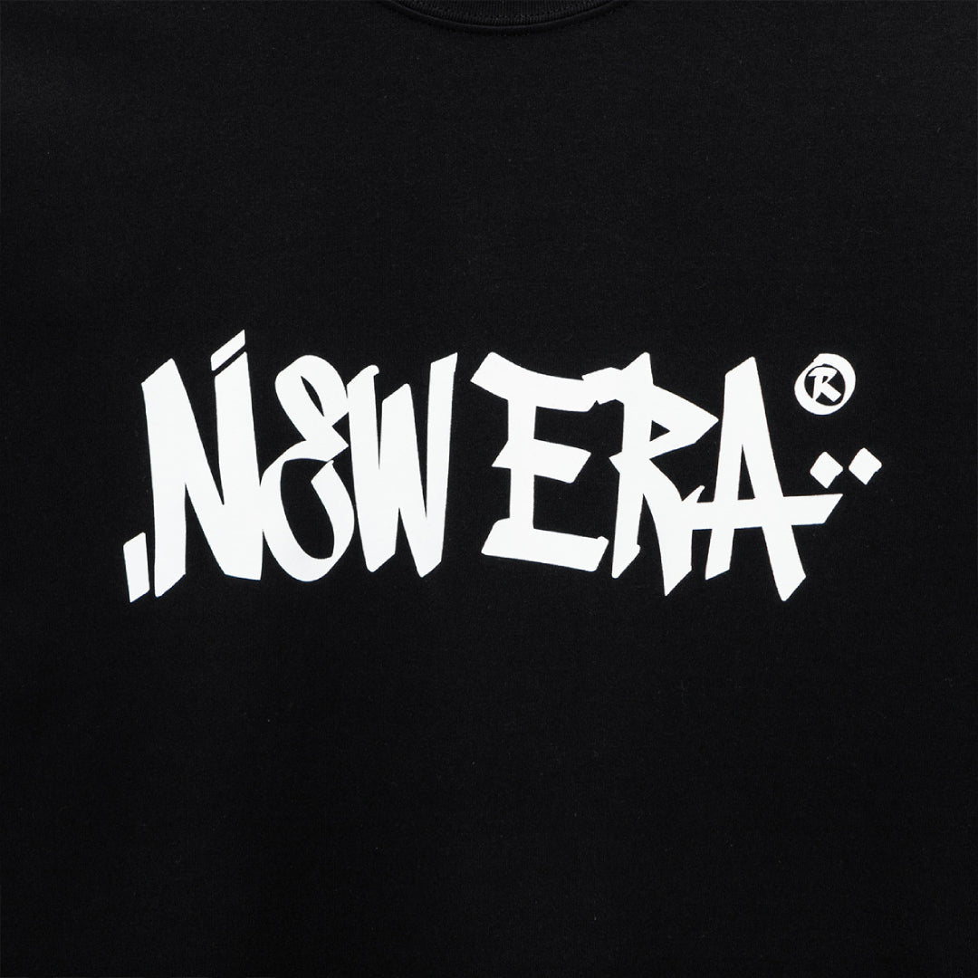New Era Water Fountain Black Short Sleeve T-Shirt