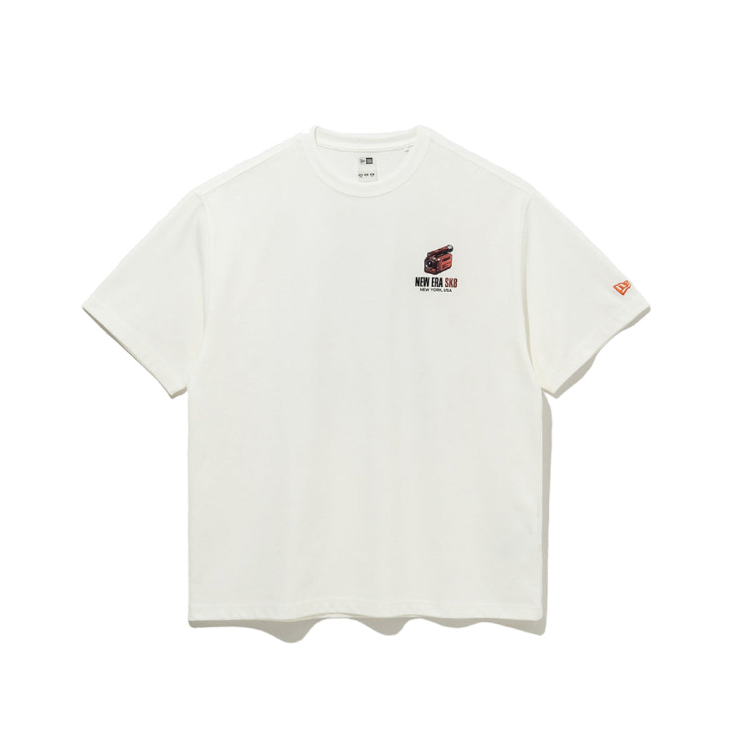 New Era Vintage Cam White Short Sleeve T-Shirt