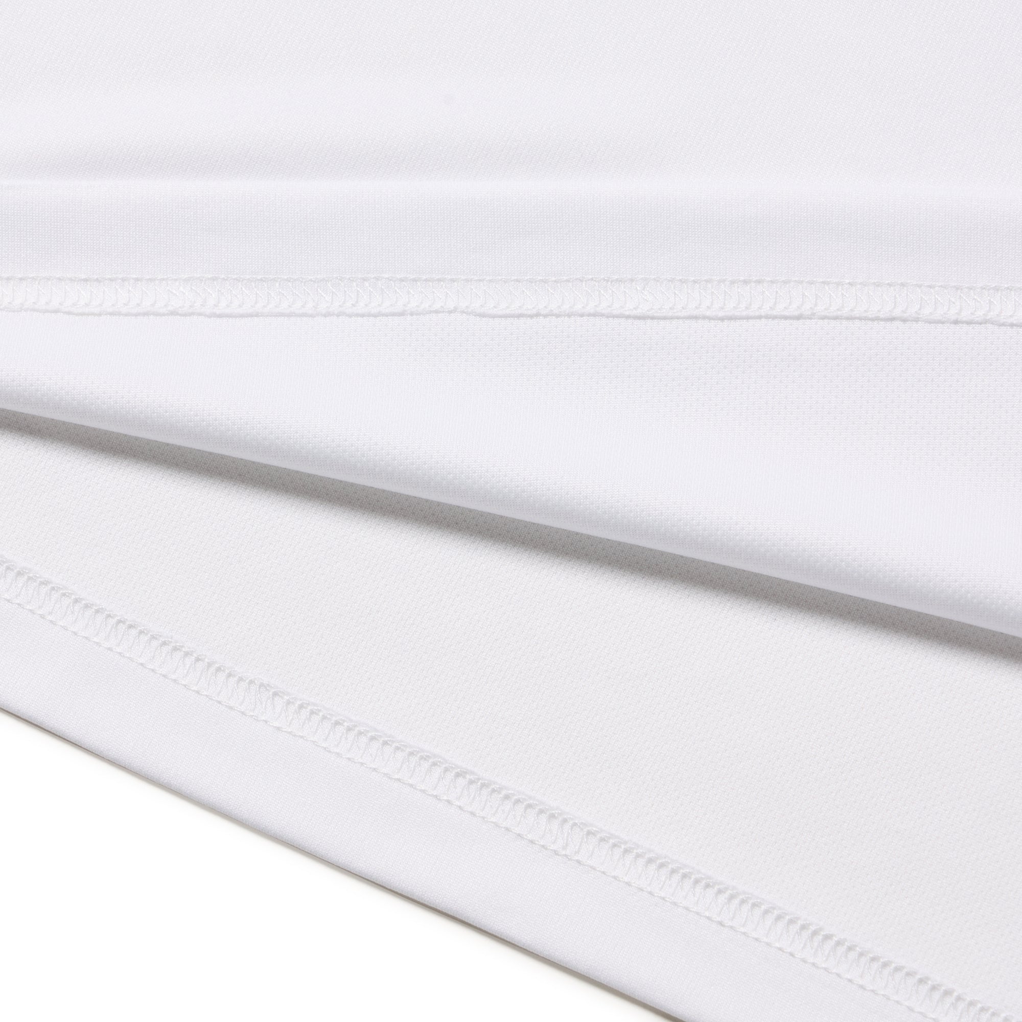 New Era Vertical Logo White Long Sleeve Tech T-Shirt