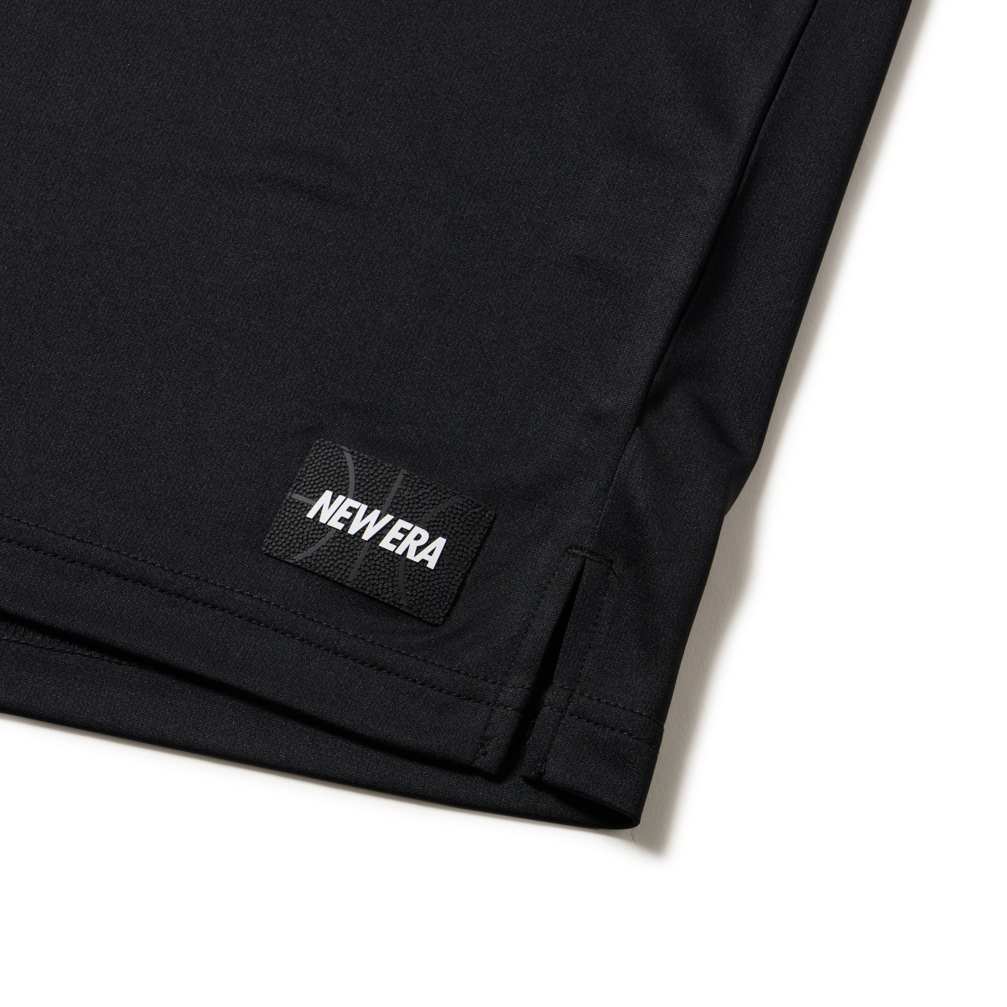 New Era Vertical Logo Black Long Sleeve Tech T-Shirt