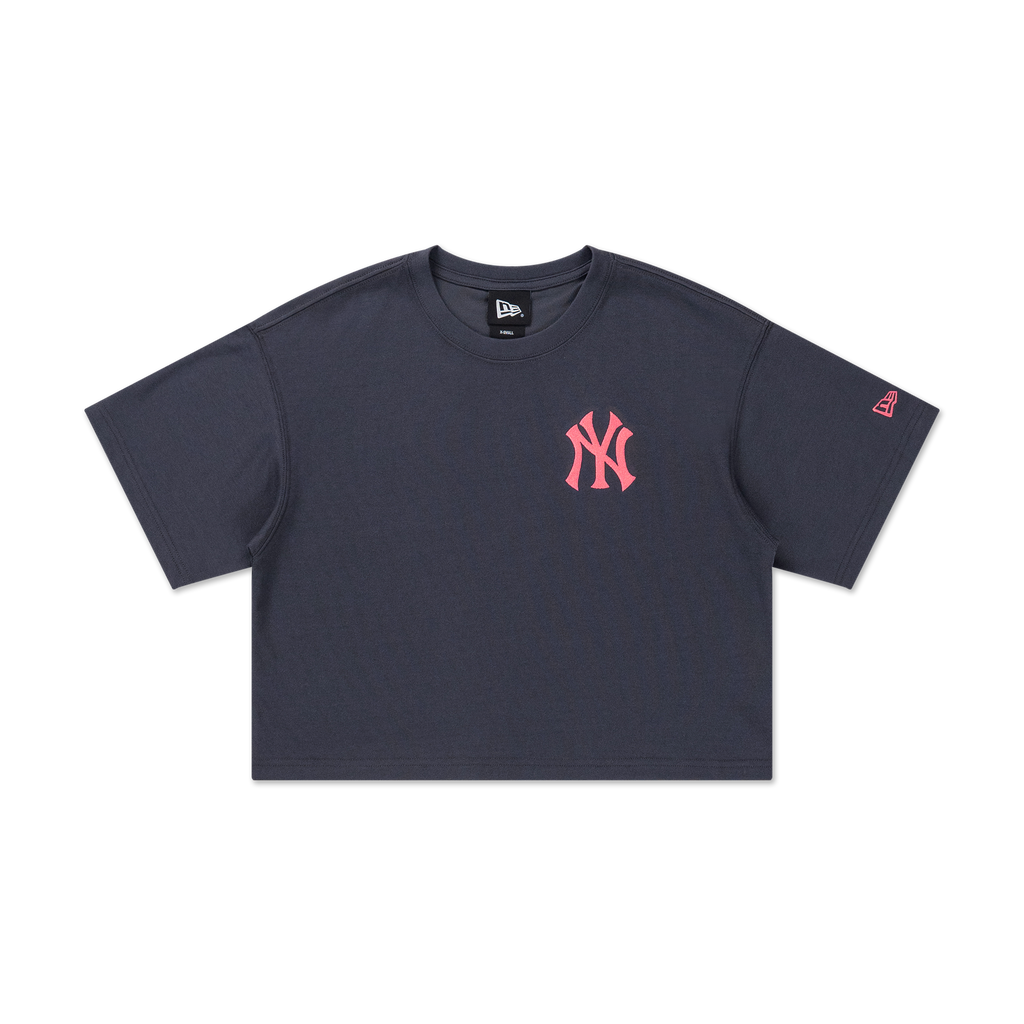 Women New York Yankees Color Era Graphite Boxy Tee