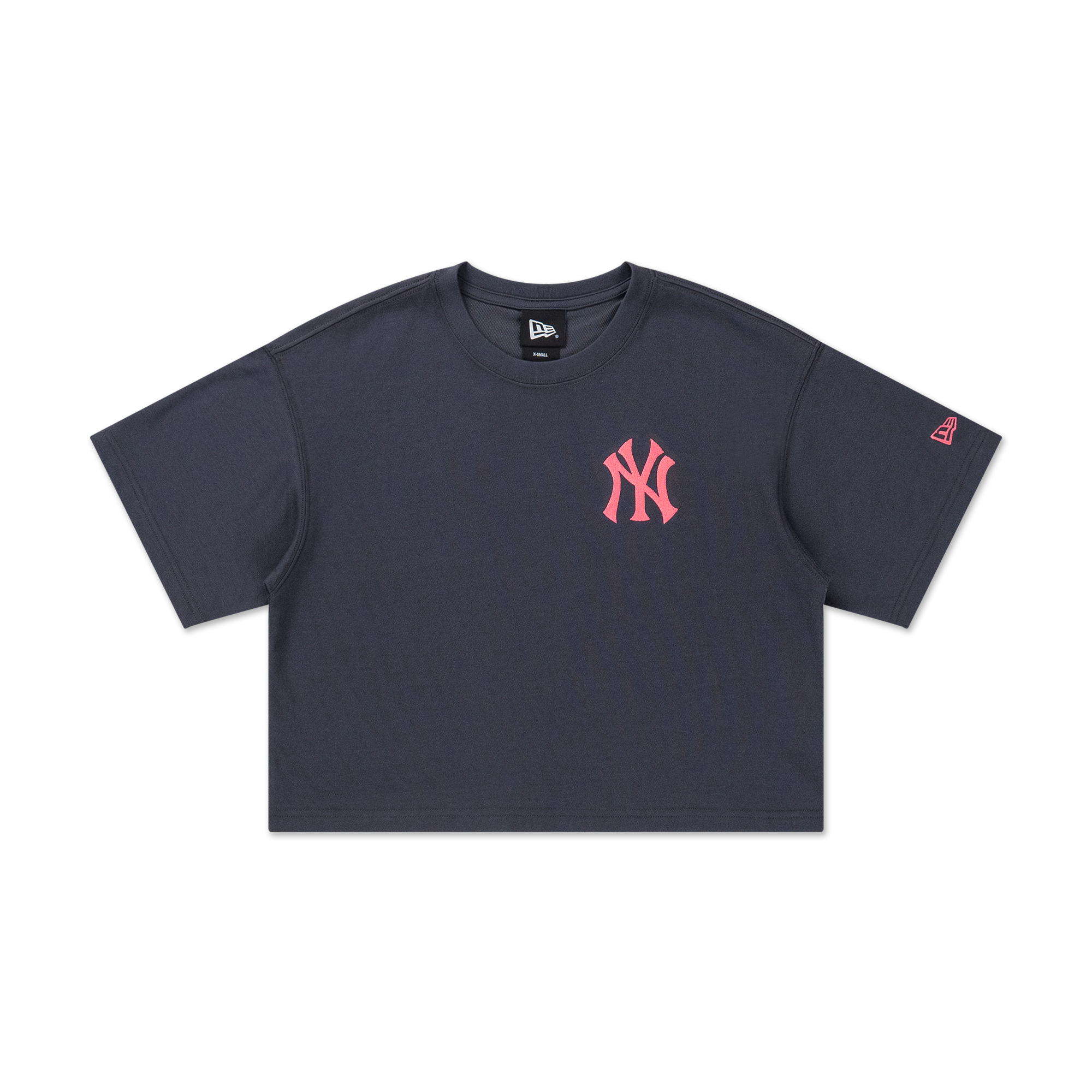 Women New York Yankees Color Era Graphite Boxy Tee