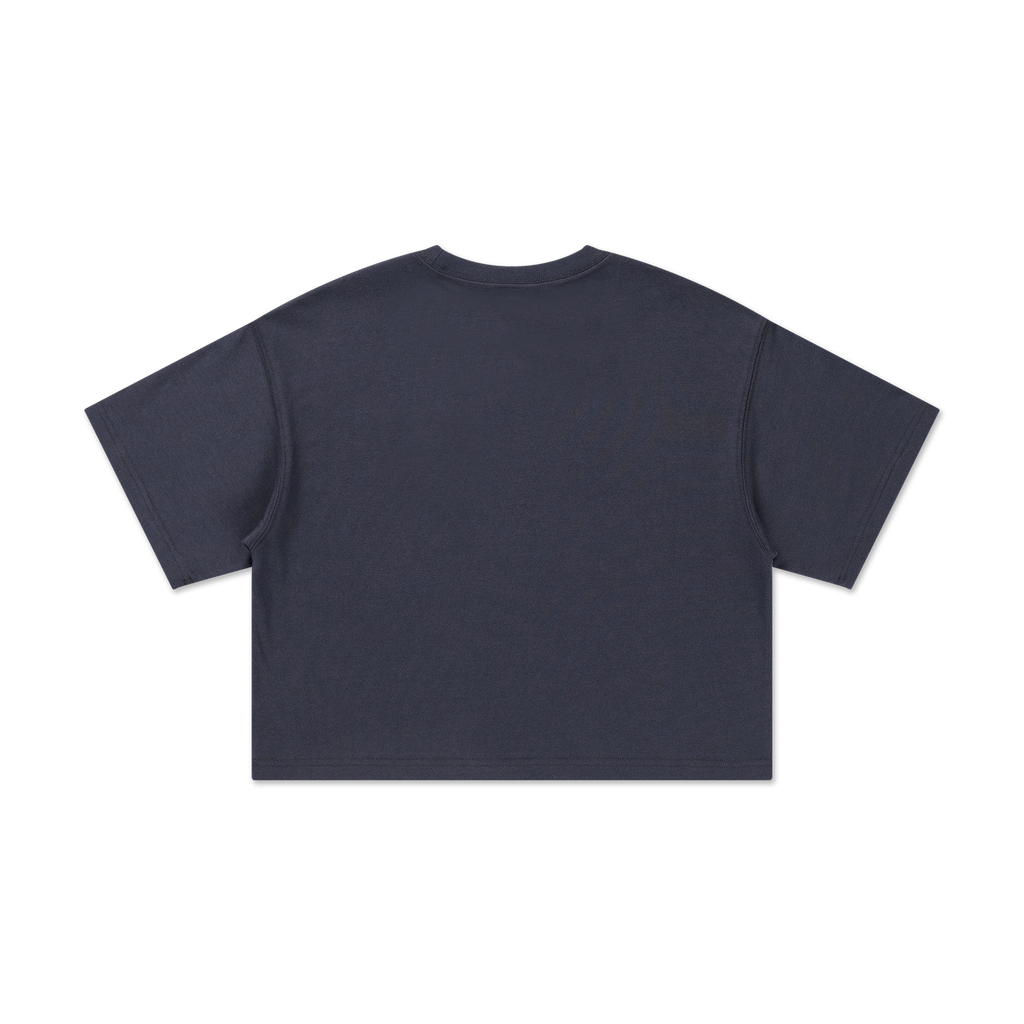 Women New York Yankees Color Era Graphite Boxy Tee