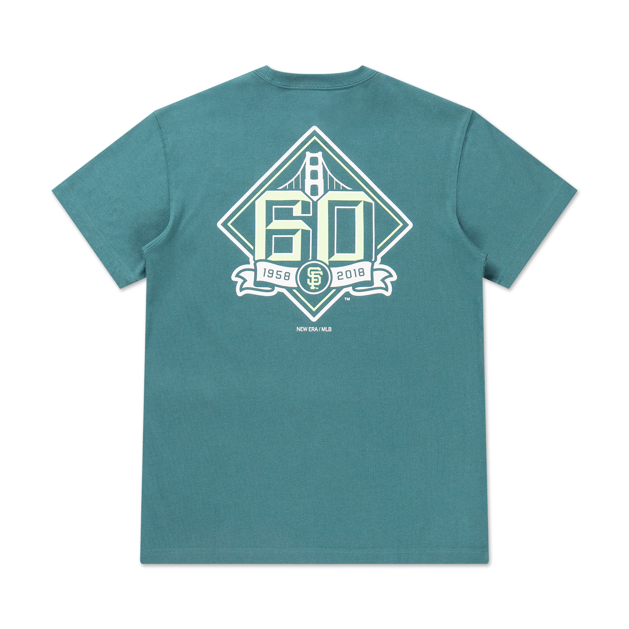 San Francisco Giants Garden Pine Needle Green Short Sleeve T-Shirt