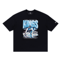 Los Angeles Kings NHL Ice Black Oversized Short Sleeve T-Shirt