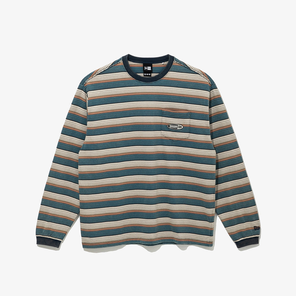 New Era x thisisneverthat Border Beige Long Sleeve T-Shirt