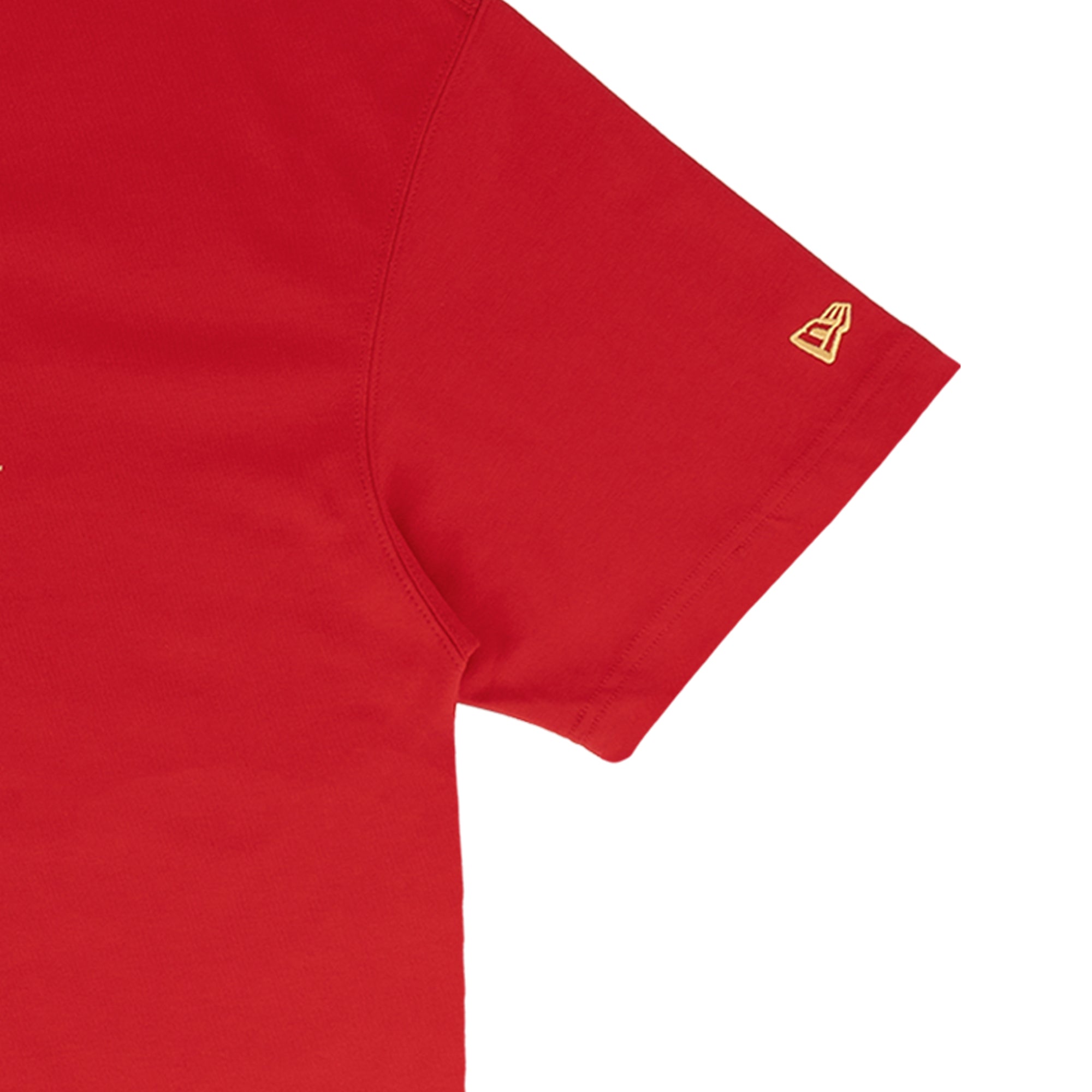 Los Angeles Dodgers MLB Metallic Scarlet Oversized Short Sleeve T-Shirt