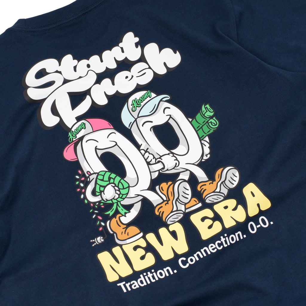 New Era Raya Kosong-Kosong Blue Short Sleeve T-Shirt