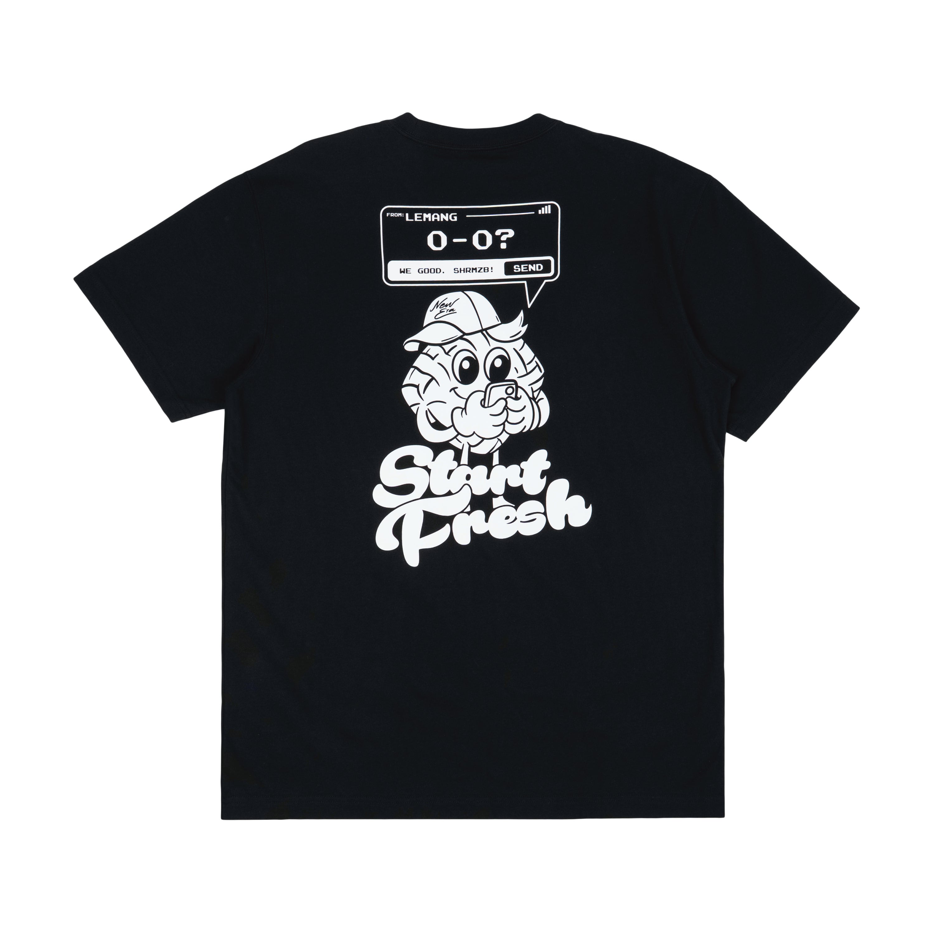 New Era Raya Start Fresh Black Short Sleeve T-Shirt