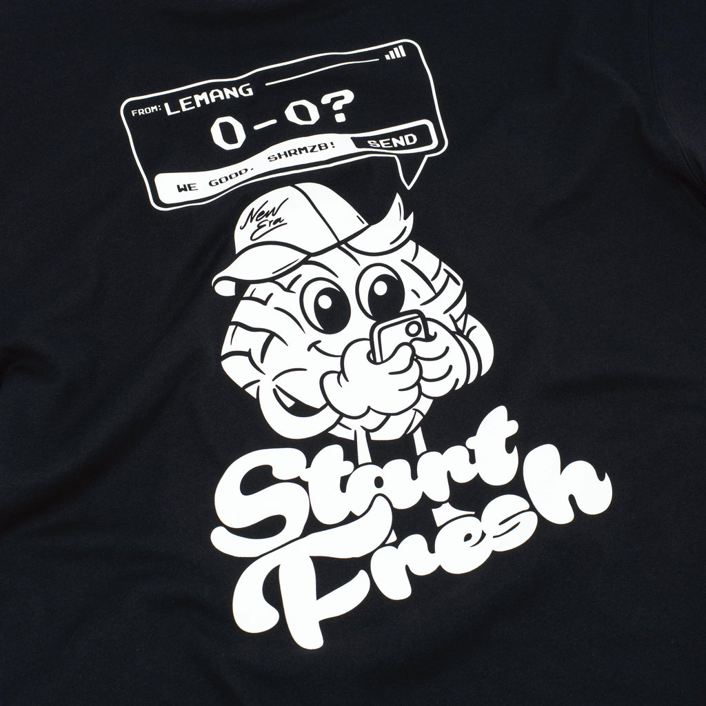 New Era Raya Start Fresh Black Short Sleeve T-Shirt