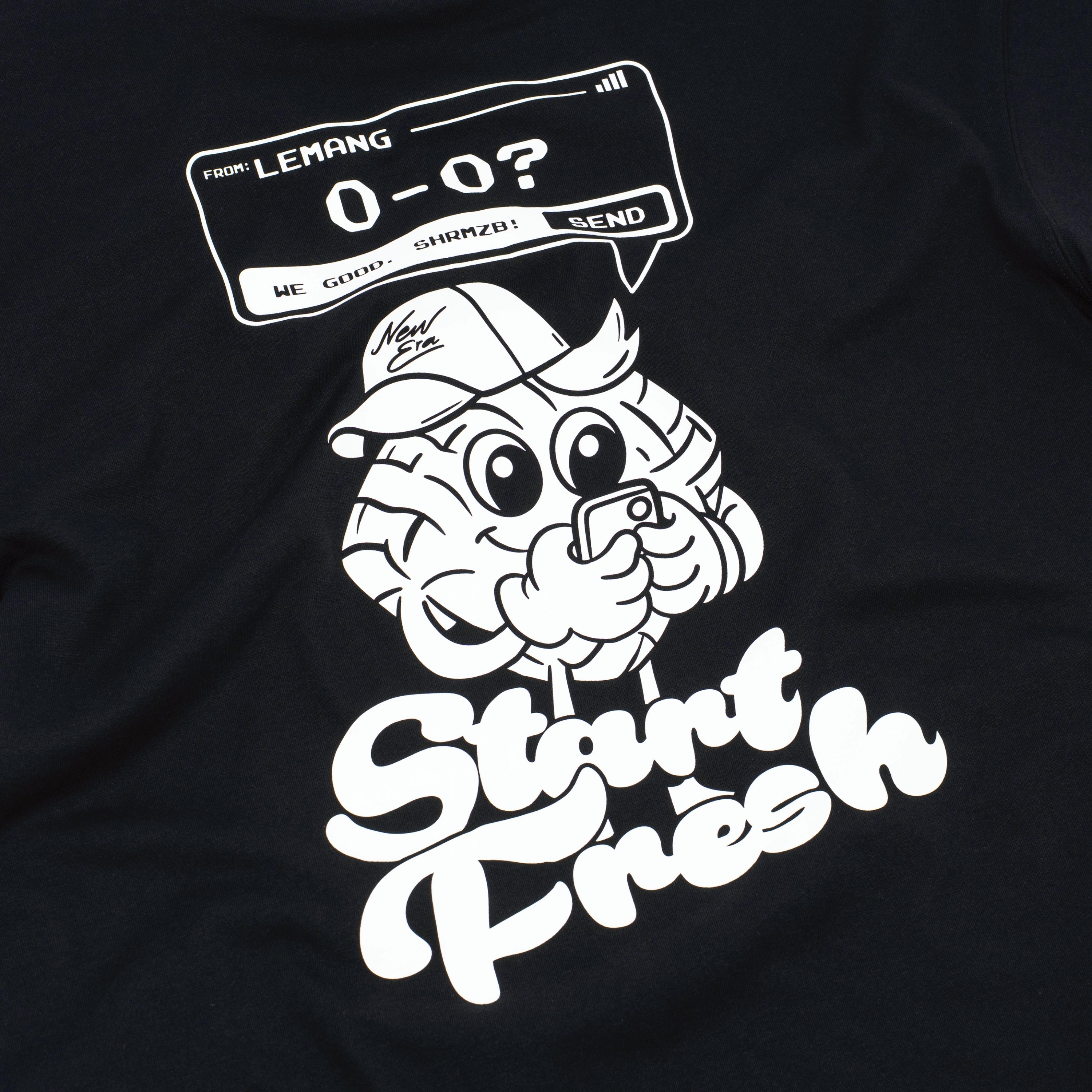 New Era Raya Start Fresh Black Short Sleeve T-Shirt